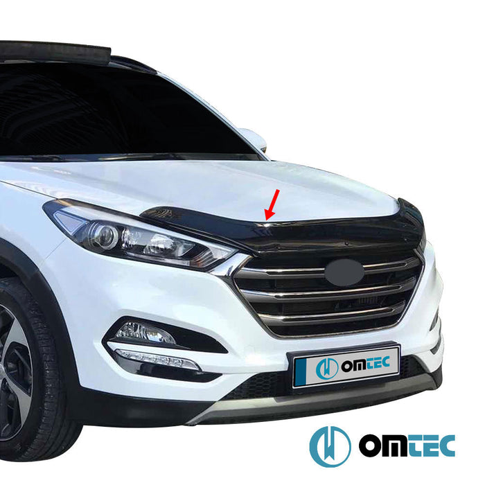 Kaput Rüzgarlığı (Siyah) ABS - Hyundai Tucson - SUV TL - (2015 - 2020)