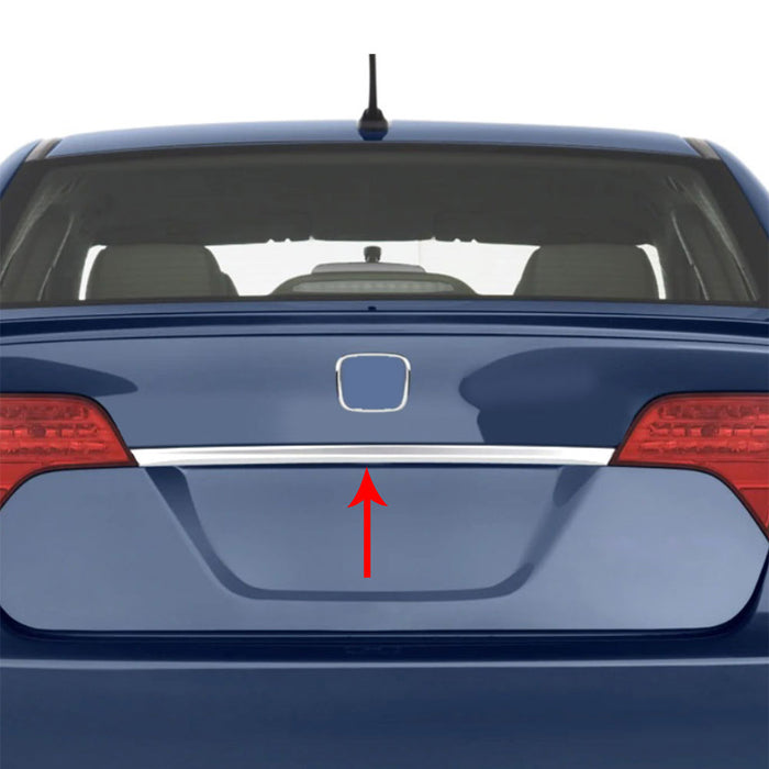 Rear Grab Handle Cover (Upper Nr Plate) S.Steel (Gloss) - Ford Focus - HB 5D III FL - (2015 - 2018)