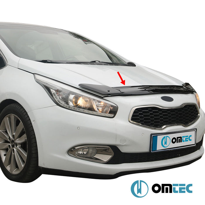 Kaput Rüzgarlığı (Siyah) ABS - Kia Cee'D - HB 5D JD - (2012 - 2018)