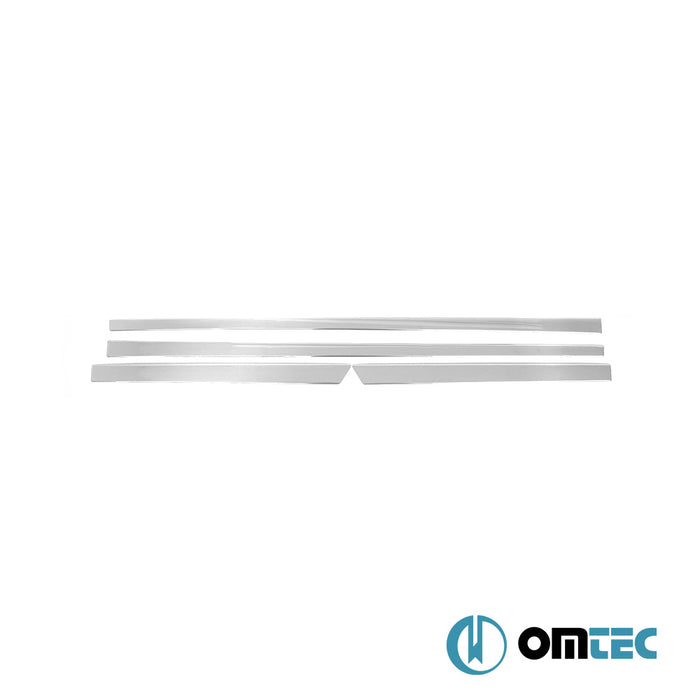 Side Door Streamer 4 Pcs. S.Steel (Gloss) - Kia Sportage - SUV SL - (2010 - 2015)
