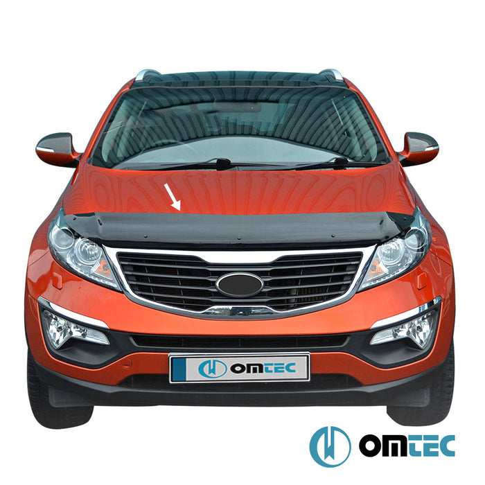 Kaput Rüzgarlığı (Siyah) ABS - Kia Sportage - SUV SL - (2010 - 2015)