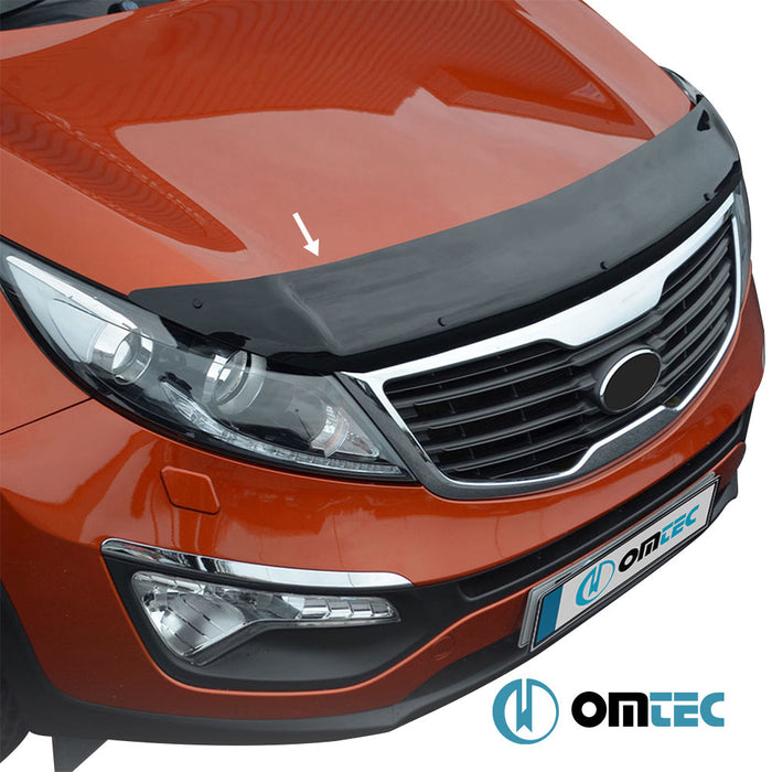Kaput Rüzgarlığı (Siyah) ABS - Kia Sportage - SUV SL - (2010 - 2015)