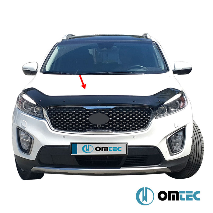 Déflecteur de Capot - ABS (Noir) - Kia Sorento - SUV UM - (2014 - 2020)