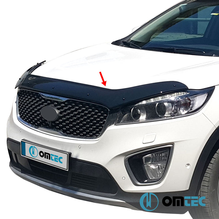 Déflecteur de Capot - ABS (Noir) - Kia Sorento - SUV UM - (2014 - 2020)