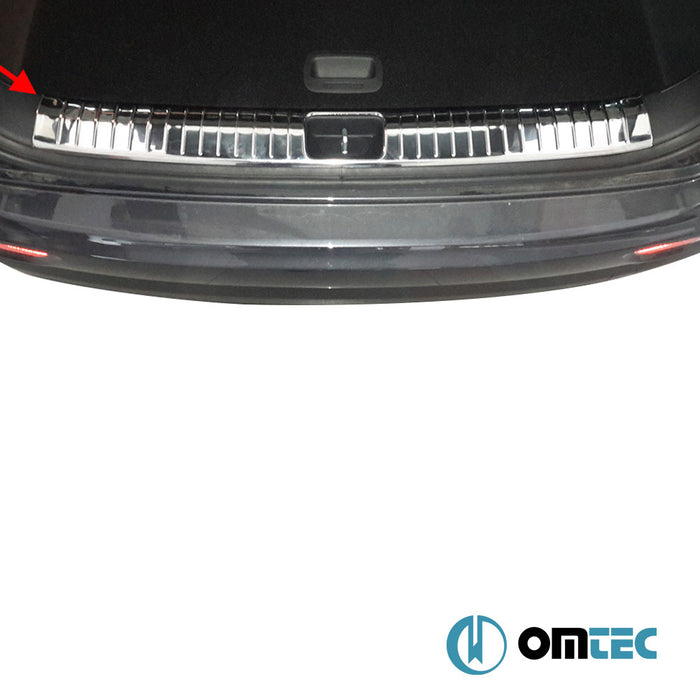 Rear Trunk Sill Cover S.Steel (Gloss) - Kia Sportage - SUV QL - (2015 - 2021)