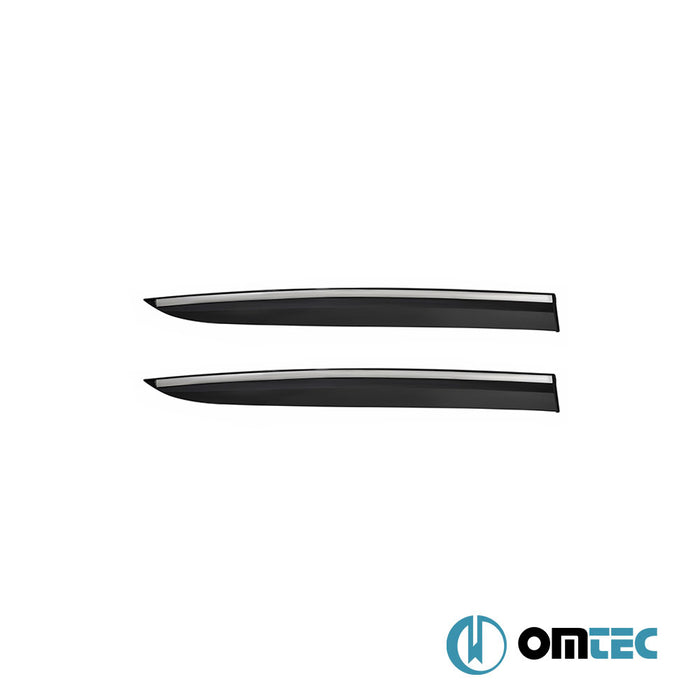 Wind Deflectors (with Chrome) Front-Rear - Kia Sportage - SUV QL - (2015 - 2021)