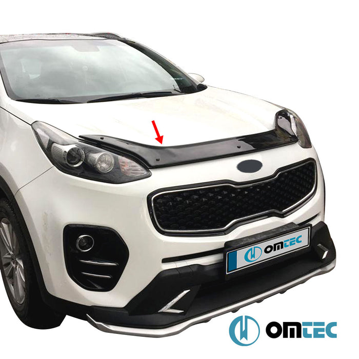 Kaput Rüzgarlığı (Siyah) ABS - Kia Sportage - SUV QL - (2015 - 2021)