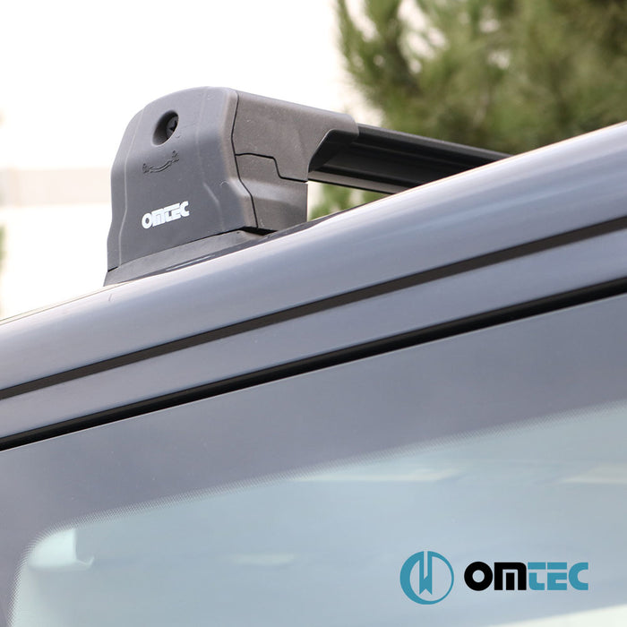 Roof Bars Elegance (Black-V3) LITE 3 Pcs. Alu. - Mercedes-Benz Vito - VAN W639 - (2003 - 2014)