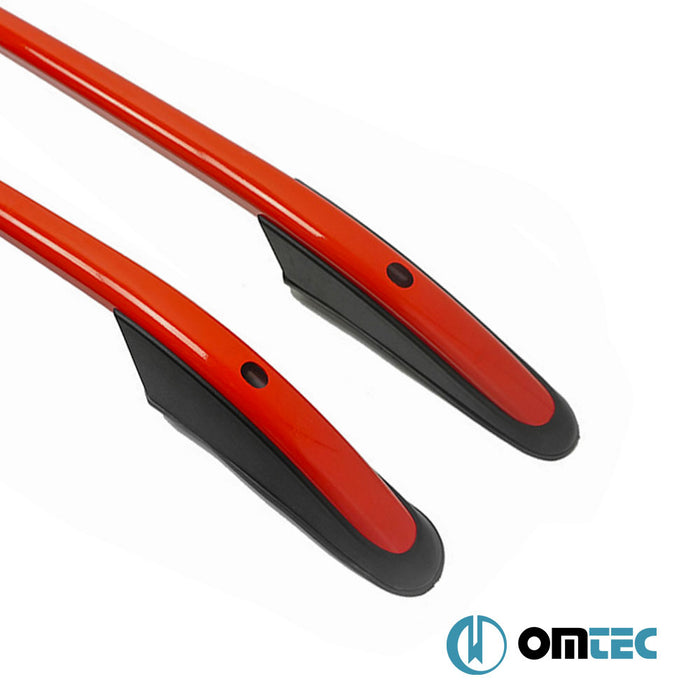 Barres De Toit Longitudinales (Elegance) Rouge 2 Pcs. Alu. (L1) - Mercedes-Benz Vito - VAN W639 - (2003 - 2014)