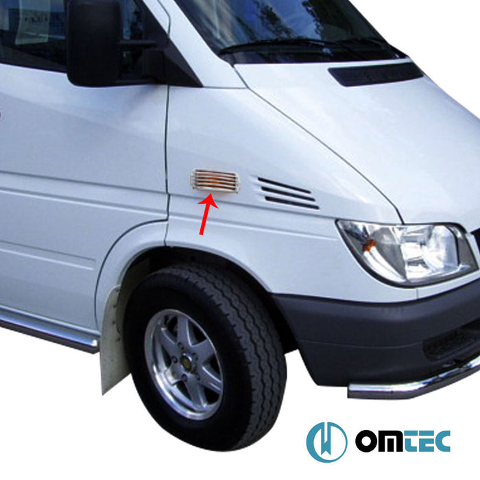 Sinyal Çerçevesi 2 Prç. ABS Krom - Renault Master - VAN III - (2010 - 2024)