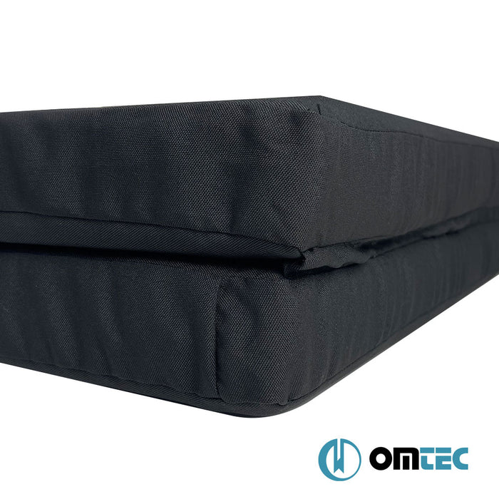 Matelas de Cabine Pliable (Noir) 1 Pc. Conduite à gauche (6 cm Mousse/22 Densité/ 1.8 cm MDF) - Volkswagen Crafter - VAN 2E - (2006 - 2017)