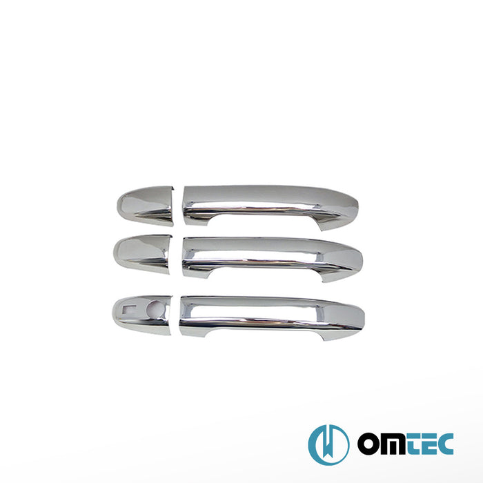 Door Handle Cover 3 Door 6 Pcs. (H1S1) S.Steel (Gloss) (Keyless) - Mercedes-Benz Vito - VAN W447 - (2014 - )