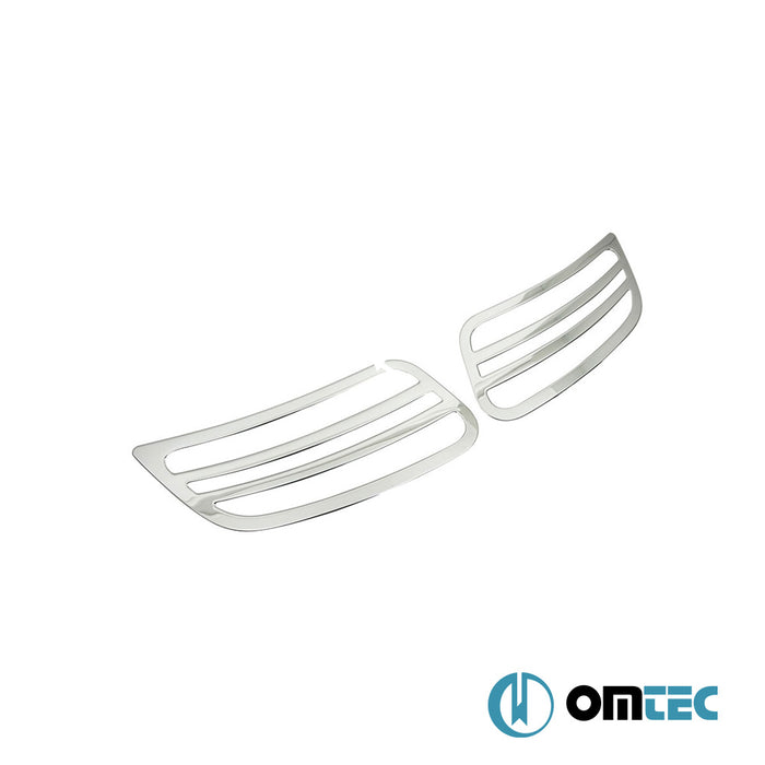 Grille du Capot 2 Pcs.en Inox (Brillant) - Mercedes-Benz Sprinter - VAN W907 - (2018 - )