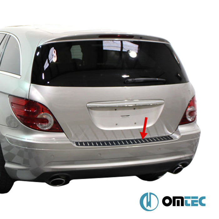 Karbon Folyolu Arka Tampon Eşiği P.Çelik - Mercedes-Benz R-Class - MPV W251 - (2006 - 2013)