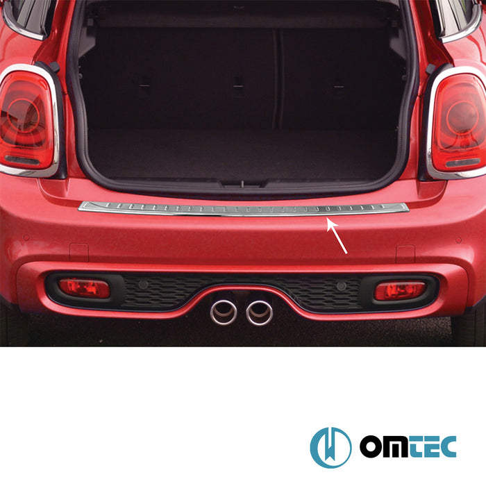 Rear Bumper Sill Cover S.Steel (Brushed) - Mini Cooper - HB 3D F56 - (2014 - )