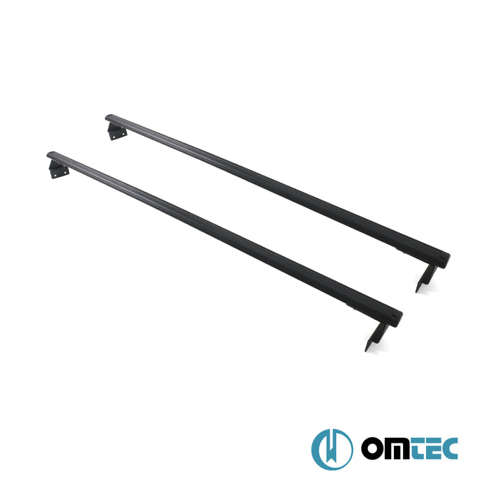 Barres de Benne (Noir) 2 Pcs. Alu. - Toyota Hilux - PK AN120 - (2015 - )