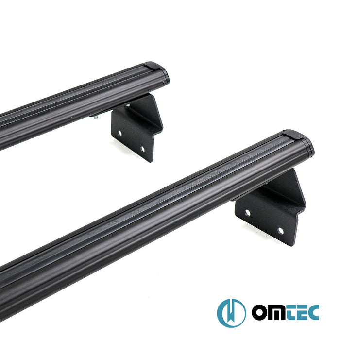 Barres de Benne (Noir) 2 Pcs. Alu. - Fiat Fullback - PK 502 - (2016 - 2019)