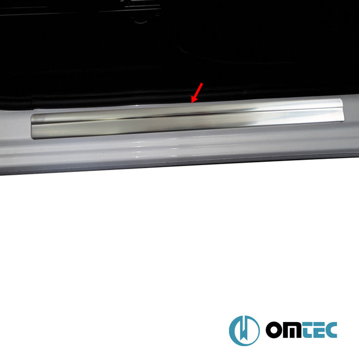 Norm Door Sill Cover 4 Pcs. S.Steel (Gloss) - Nissan Qashqai +2 - SUV NJ10 - (2009 - 2014)