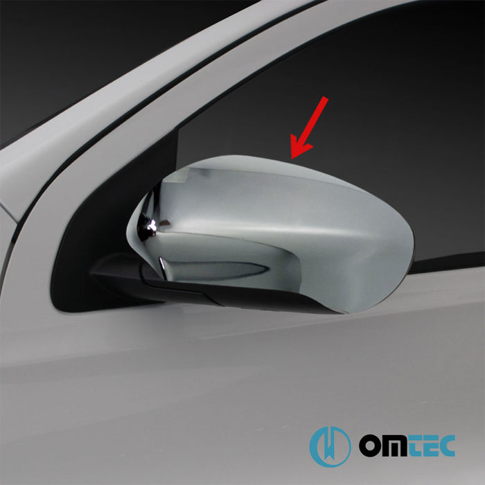 Mirror Cover 2 Pcs. ABS Chrome - Nissan Qashqai - SUV J10 - (2007 - 2014)