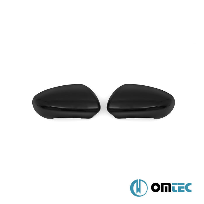 Mirror Cover 2 Pcs. ABS Piano Black - Nissan Qashqai - SUV J10 - (2007 - 2014)