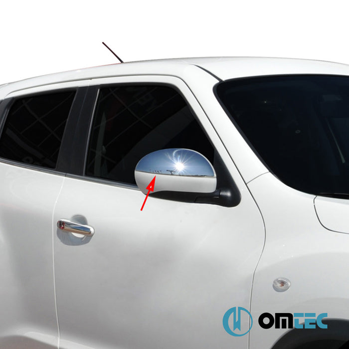 Mirror Cover 2 Pcs. S.Steel (Gloss) - Nissan Juke - SUV F15 PRE-FL - (2011 - 2014)