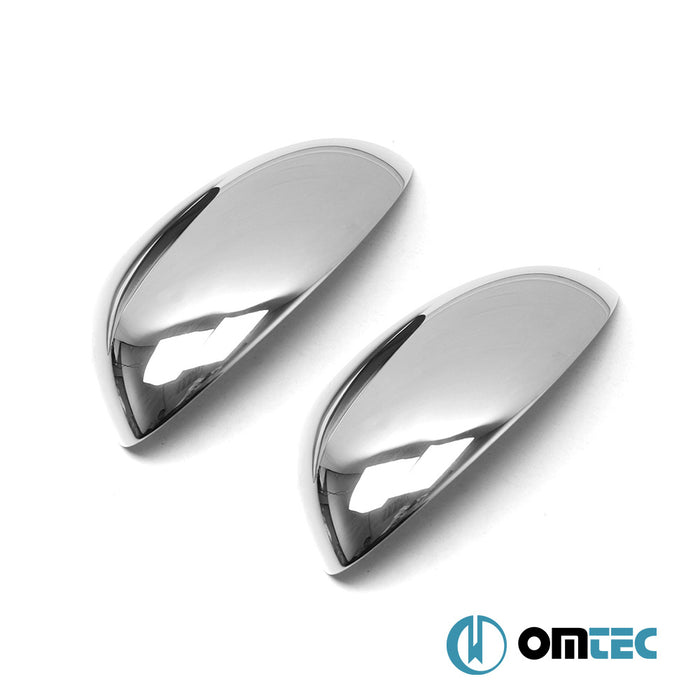 Mirror Cover 2 Pcs. S.Steel (Gloss) - Nissan Juke - SUV F15 PRE-FL - (2011 - 2014)