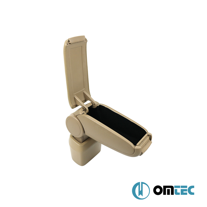 Armrest Box V1 (Leatherette+ABS Adapter) Beige - Nissan Juke - SUV F15 - (2011 - 2019)