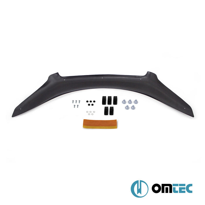 Bonnet Deflector (Black) ABS - Nissan Qashqai - SUV J10 FL - (2010 - 2014)