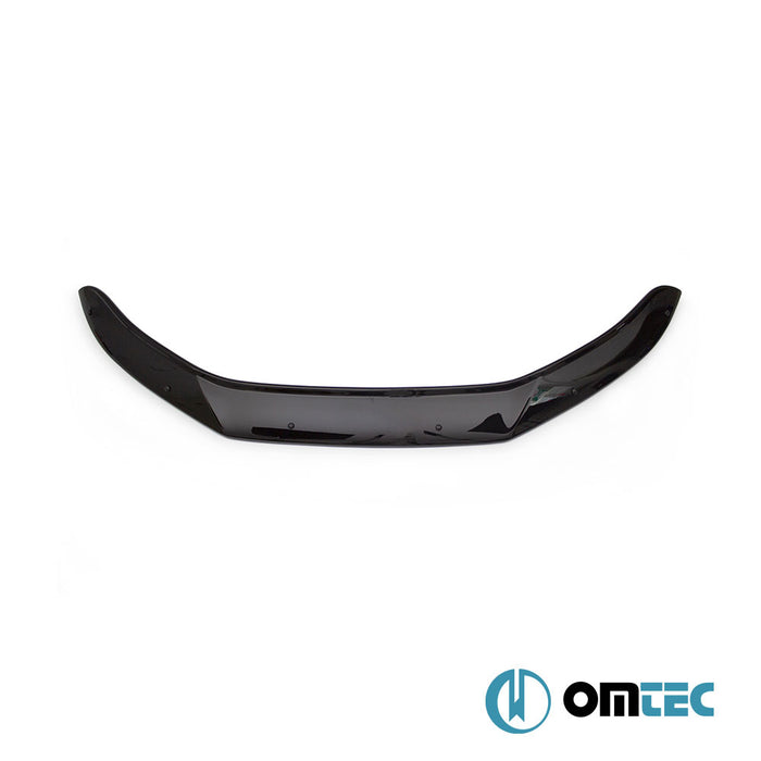 Bonnet Deflector (Black) ABS - Nissan Qashqai - SUV J11 FL - (2017 - 2021)