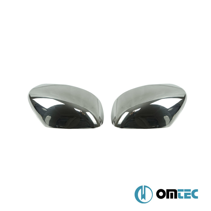 Mirror Cover 2 Pcs. S.Steel (Gloss) - Nissan Navara - PK D23 - (2015 - )