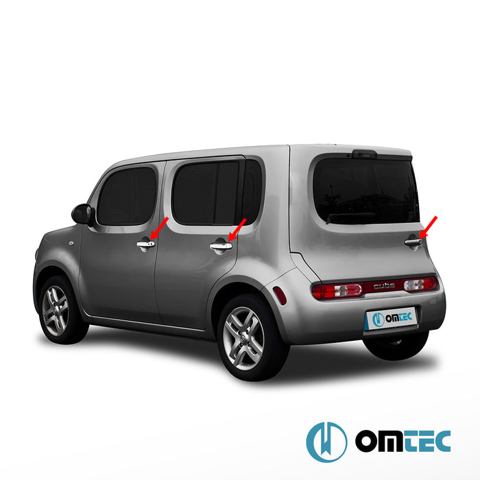 Kapı Kolu 5 Kapı 10 Prç. (H1) P.Çelik (Parlak) - Nissan Cube - MPV Z12 PRE-FL - (2009 - 2014)