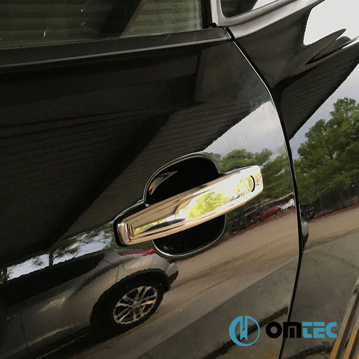 Door Handle Cover 2 Door 4 Pcs. (H1) S.Steel (Gloss) - Opel Astra - CP A04 - (2004 - 2009)