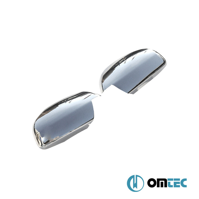 Mirror Cover 2 Pcs. S.Steel (Gloss) - Opel Vectra - SW III - (2002 - 2008)