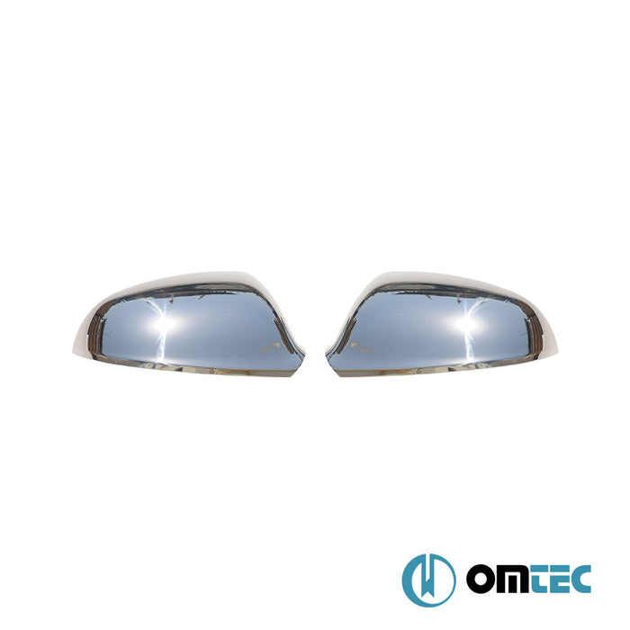 Rétroviseur - Coquilles chromées en inox (Brillant) - 2 pièces - Opel Astra - SD P10 - (2010 - 2015)