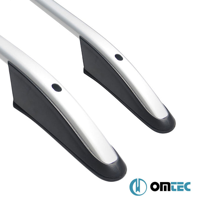 Roof Rails (Elegance) Silver 2 pcs. Alu. (L1) - Opel Vivaro - VAN X82 - (2014 - 2019)