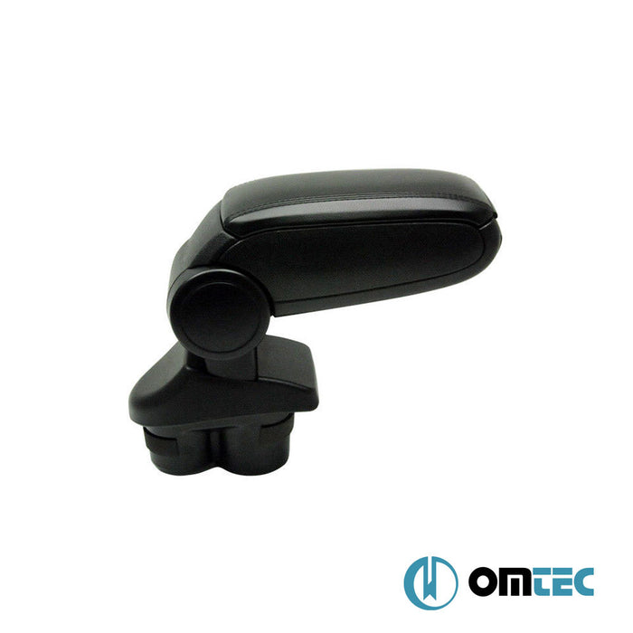 Armrest Box V1 (Leatherette+ABS Adapter) Black - Opel Corsa - HB 5D X15 - (2015 - 2019)