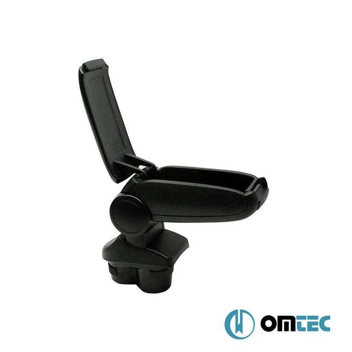 Armrest Box V1 (Leatherette+ABS Adapter) Black - Opel Corsa - HB 5D X15 - (2015 - 2019)