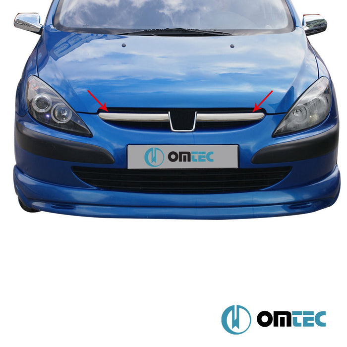 Ön Panjur 2 Prç. P.Çelik (Parlak) - Peugeot 307 - HB 3D I PRE-FL - (2001 - 2005)