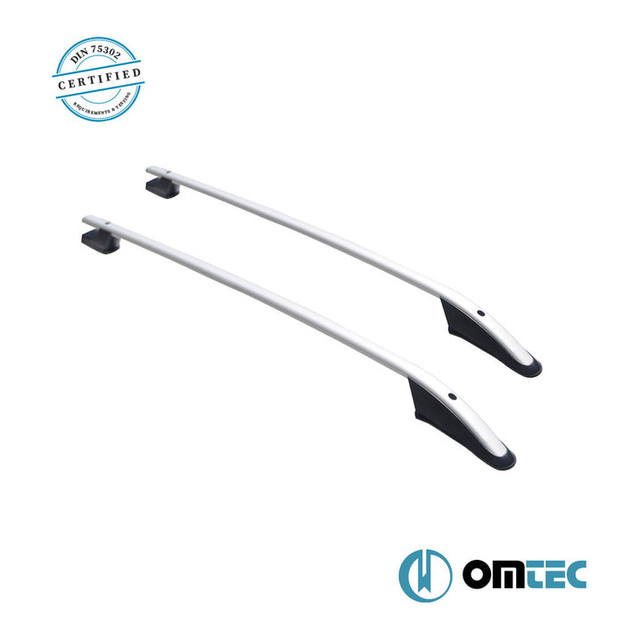 Barres De Toit Longitudinales (Sport) Gris 2 pcs. Alu. - Peugeot Partner - MVN M49 - (1997 - 2008)