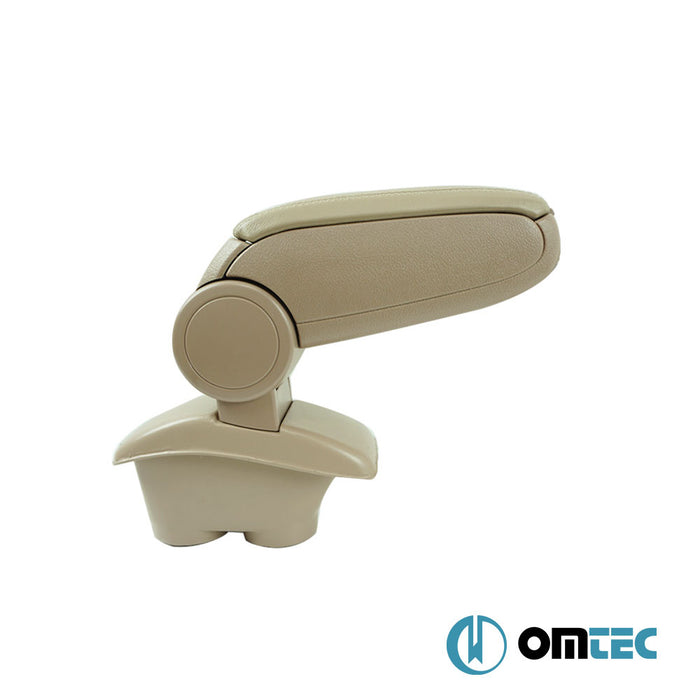 Armrest Box V1 (Leatherette+Vacuum Adapter) Beige - Peugeot 208 - HB 5D A9 - (2012 - 2019)