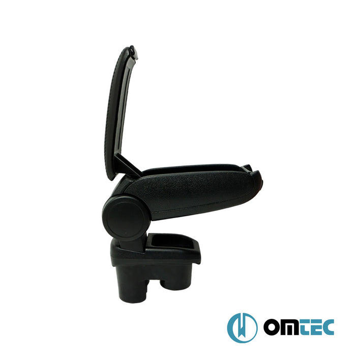 Armrest Box V1 (Leatherette+ABS Adapter) Black - Peugeot 301 - SD I - (2013 - )