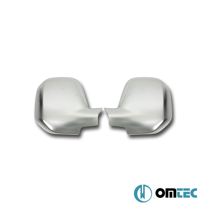 Mirror Cover 2 Pcs. ABS Satin Chrome - Citroën Berlingo - MVN B9 PRE-FL - (2008 - 2012)