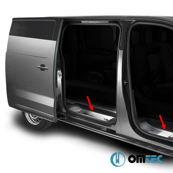 Norm Door Sill Cover 4 Pcs. S.Steel (Gloss) - Toyota Proace Verso - VAN I - (2017 - )