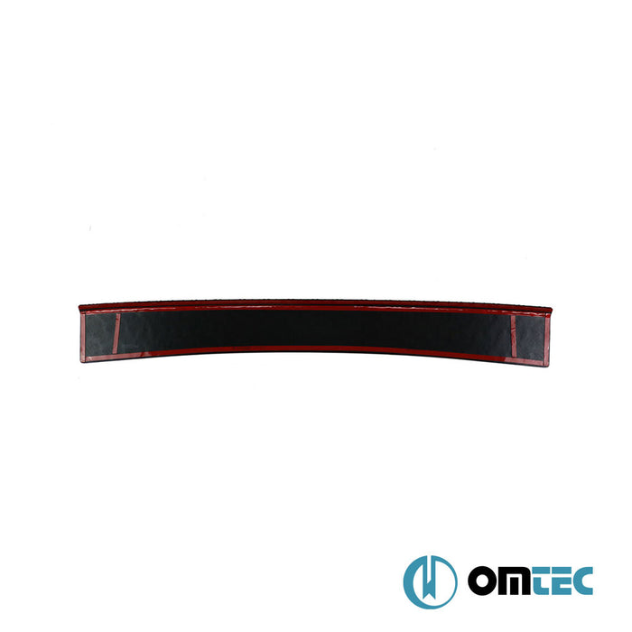 Rear Bumper Sill Cover (Black Anodized) Aluminium - Fiat Doblo - MVN K9 - (2022 - )