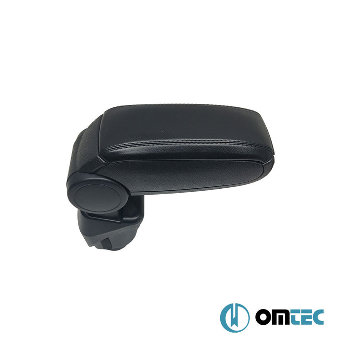 Armrest Box V1 (Leatherette+ABS Adapter) Black - Renault Megane - HB 3D III - (2009 - 2016)