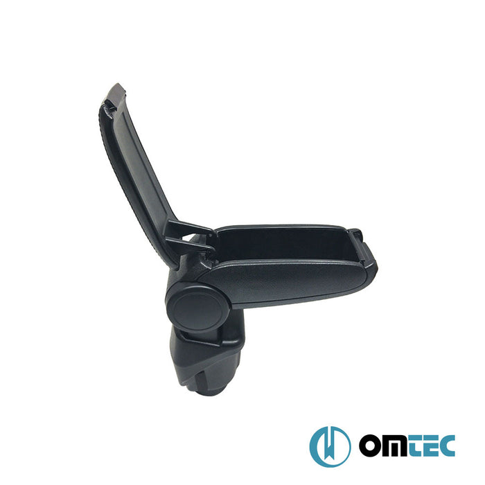 Armrest Box V1 (Leatherette+ABS Adapter) Black - Renault Megane - HB 3D III - (2009 - 2016)