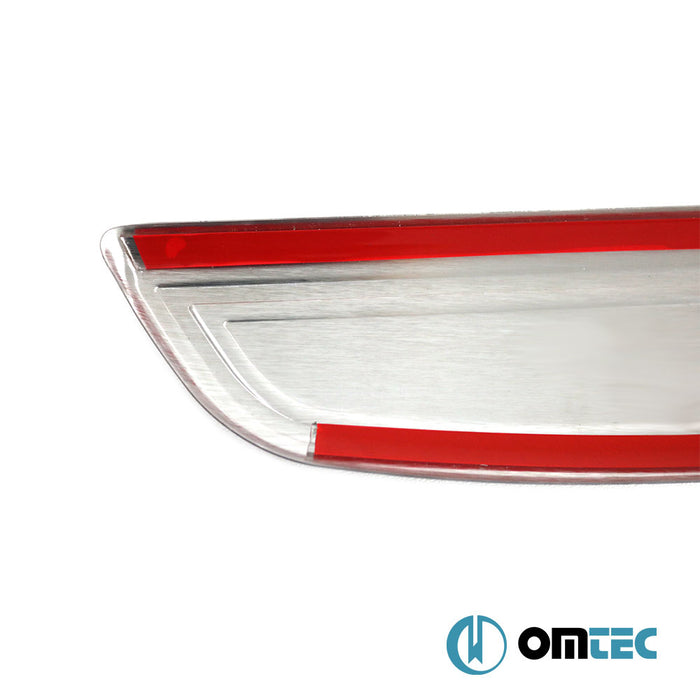 Rear Grab Handle Cover S.Steel (Gloss) (Single Door) - Renault Trafic - VAN X83 - (2001 - 2014)