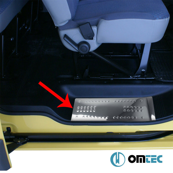 Seuil de porte - Norm : Baguettes chromées en inox (Brillant) - 3 pièces - Mazda Cx-5 - SUV KF - (2017 - )