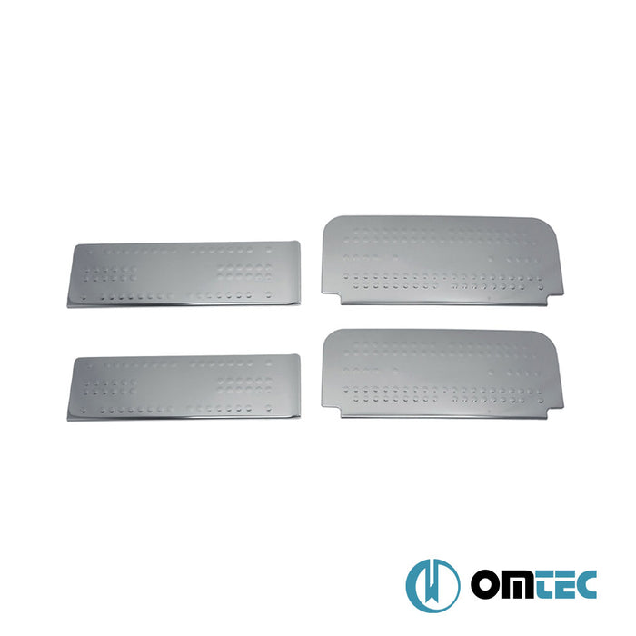 Norm Door Sill Cover 4 Pcs. S.Steel (Gloss) - Opel Vivaro - VAN X83 - (2001 - 2014)