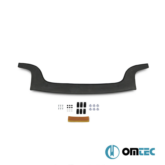 Bonnet Deflector (Black-Wide Version) ABS - Renault Trafic - VAN X83 - (2001 - 2014)